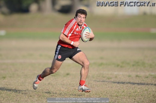 2014-11-02 CUS PoliMi Rugby-ASRugby Milano 0871